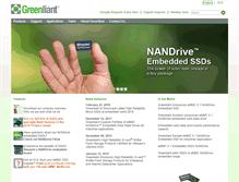 Tablet Screenshot of greenliant.com